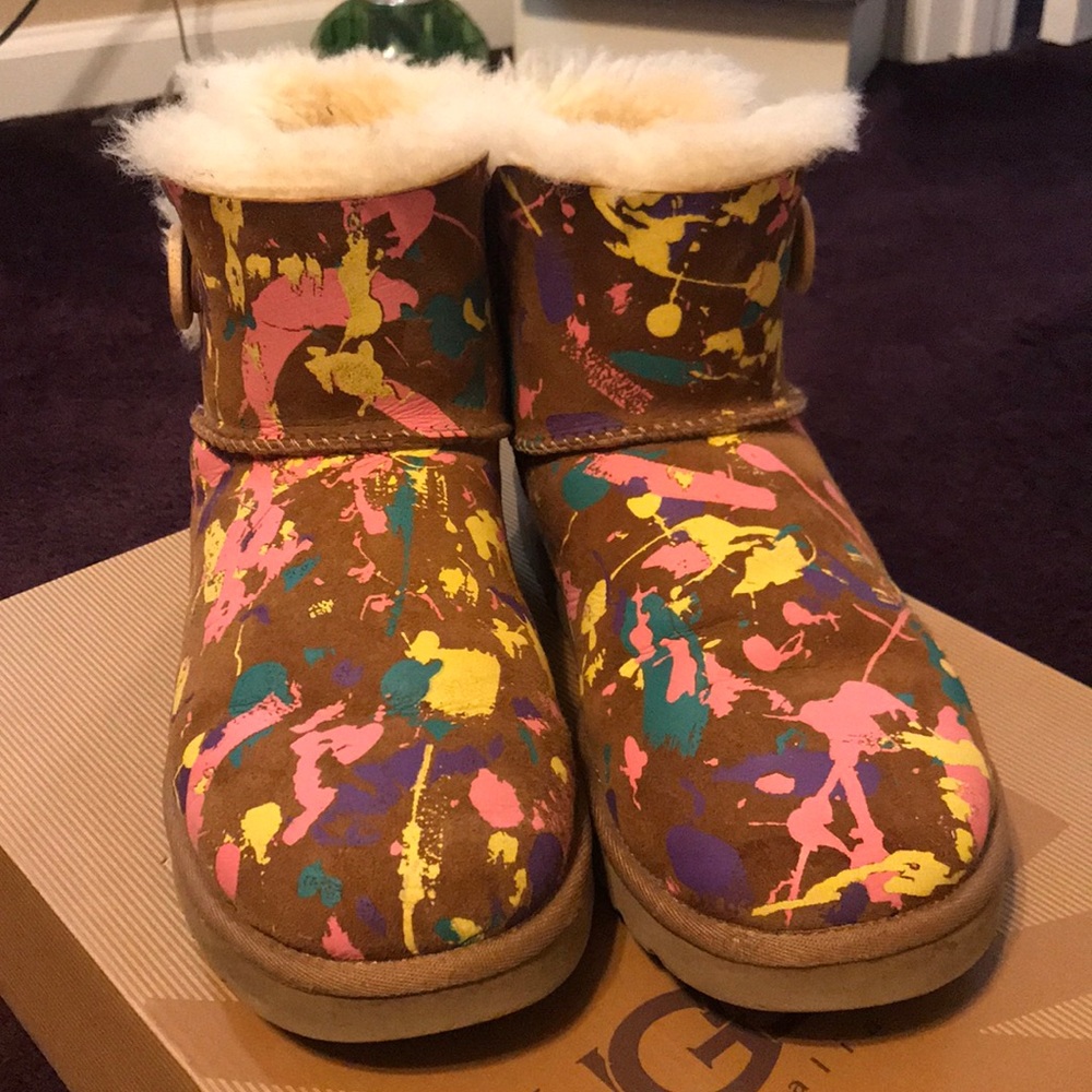 Paint Splattered Ugg Boots